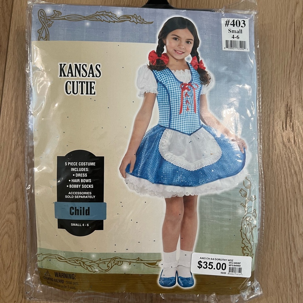 Wizard of Oz Dorothy Costume